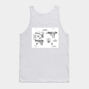 Browning automatic pistol - 1899 Patent - B Tank Top